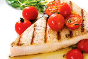 Swordfish Saffron Cherry Tomato